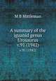 A summary of the iguanid genus Urosaurus. v.91 (1942), M B Mittleman 