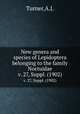 New genera and species of Lepidoptera belonging to the family Noctuidae. v. 27, Suppl. (1902), Turner,A.J. 