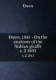 Owen, 1841 - On the anatomy of the Nubian giraffe. v. 2 1841, Owen 