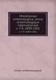 Miscellanea entomologica; revue entomologique internationale. v. 7-9, 1899-1901, Union entomologique 