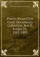 Puerto Rican Civil Court Documents Collection, Box 2, Folder 25, 1882-1883., Puerto Rican Insular Courts System. 