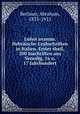 Luhot avanim. Hebrische Grabschriften in Italien. Erster theil, 200 Inschriften aus Venedig, 16 u. 17 Jahrhundert, Berliner, Abraham, 1833-1915 