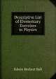 Descriptive List of Elementary Exercises in Physics, Edwin Herbert Hall 