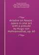 Ariadne on Naxos : opera in one act with a prelude by Hugo von Hofmannsthal, op. 60, Strauss, Richard, 1864-1949,Hofmannsthal, Hugo von, 1874-1929,Singer, Otto, 1863-1931,Besl, Carl 