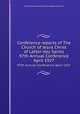 Conference reports of The Church of Jesus Christ of Latter-day Saints. 97th Annual Conference April 1927, The Church of Jesus Christ of Latter-day Saints 