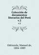 Coleccin de documentos literarios del Per. v.2, Odriozola, Manuel de, 1804-1889 