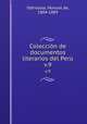 Coleccin de documentos literarios del Per. v.9, Odriozola, Manuel de, 1804-1889 