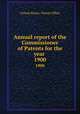 Annual report of the Commissioner of Patents for the year . 1900, United States. Patent Office 