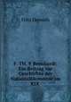 F. TH. V Bernhardi: Ein Beitrag zur Geschichte der Nationalkonomie im XIX ., Fritz Demuth 