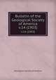 Bulletin of the Geological Society of America. v.14 (1903), Geological Society of America 