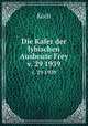 Die Kafer der lybischen Ausbeute Frey. v. 29 1939, 