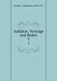 Aufstze, Vortrge und Reden. 2, Jacobi, A. (Abraham), 1830-1919 