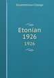 Etonian. 1926, Elizabethtown College 