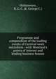 Programme and compendium of the leading events of Carnival week microform : with Montreal`s points of interest and leading business houses, Huttemeyer, K. G. C. (K. George C.) 