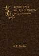 Ref ID: 6751. ser. 2, v. 5 1888/94, W.K. Parker 