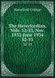 The Haverfordian, Vols. 52-53, Nov. 1932-June 1934. 52-53, Haverford College 