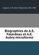 Biographies de A.S. Falardeau et A.E. Aubry microforme, Casgrain, H.-R. (Henri-Raymond), 1831-1904 