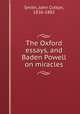 The Oxford essays, and Baden Powell on miracles, Smith, John Cotton, 1826-1882 