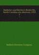 Baldwin`s and Review`s Reidsville, North Carolina city directory 1935. 1, Baldwin Directory Company. 