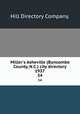 Miller`s Asheville (Buncombe County, N.C.) city directory 1937. 34, Hill Directory Company. 