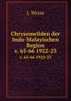 Chrysomeliden der Indo-Malayischen Region. v. 65-66 1922-23, J. Weise 