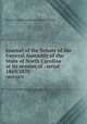 Journal of the Senate of the General Assembly of the State of North Carolina at its session of . serial. 1869/1870, North Carolina. General Assembly. Senate 