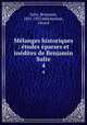 Mlanges historiques : tudes parses et indites de Benjamin Sulte. 4, 