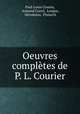 Oeuvres compltes de P. L. Courier, Paul-Louis Courier, Armand Carrel, Longus, Herodotus, Plutarch 