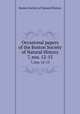 Occasional papers of the Boston Society of Natural History. 7, nos. 12-15, Boston Society of Natural History 