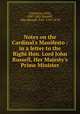 Notes on the Cardinal`s Manifesto : in a letter to the Right Hon. Lord John Russell, Her Majesty`s Prime Minister, Cumming, John, 1807-1881,Russell, John Russell, Earl, 1792-1878 