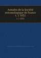 Annales de la Socit entomologique de France. t. 1 1832, 