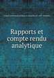 Rapports et compte rendu analytique, 