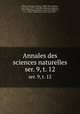 Annales des sciences naturelles. ser. 9, t. 12, 