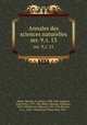 Annales des sciences naturelles. ser. 9, t. 13, 