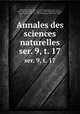 Annales des sciences naturelles. ser. 9, t. 17, 