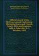 Official record of the Holston Annual Conference, Methodist Episcopal Church, South, fifty-ninth session, held at Asheville, N.C., October, 1882, Methodist Episcopal Church, South. Holston Conference 