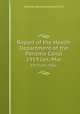 Report of the Health Department of the Panama Canal.. 1919:Jan./Mar., Isthmian Canal Commission (U.S.) 