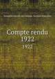 Compte rendu. 1922, 