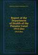 Report of the Department of Health of the Panama Canal. 1915:Dec., Isthmian Canal Commission (U.S. 