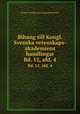 Bihang till Kongl. Svenska vetenskaps-akademiens handlingar. Bd. 12, afd. 4, Kungl. Svenska vetenskapsakademien 