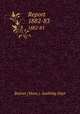 Report. 1882-83, Boston (Mass.). Auditing Dept 