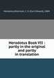 Herodotus Book VII : partly in the original and partly in translation, Herodotus,Robinson, C. E. (Cyril Edward), 1884- 