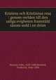 Kristens och Kristinnas resa : genom verlden till den saliga evigheten framstld ssom sedd i en drm, Bunyan, John, 1628-1688,Barnard, Frederick, 1846-1896 