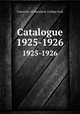 Catalogue. 1925-1926, University of Maryland, College Park 