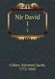 Nir David. 1, Cohen, Salomon Jacob, 1772-1845 