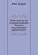 Sermo graecus quo senatus populusque Romanus magistratusque populi Romani ., Paul Viereck 