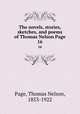 The novels, stories, sketches, and poems of Thomas Nelson Page. 16, Page, Thomas Nelson, 1853-1922 