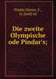 Die zweite Olympische ode Pindar`s;, 