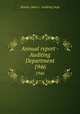 Annual report - Auditing Department. 1946, Boston (Mass.). Auditing Dept 
