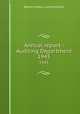 Annual report - Auditing Department. 1945, Boston (Mass.). Auditing Dept 